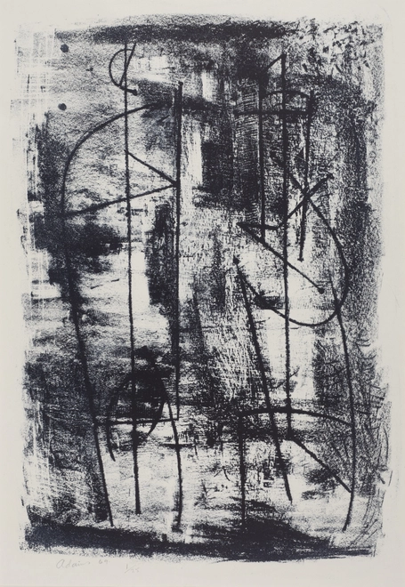 Composition with Drawn Forms