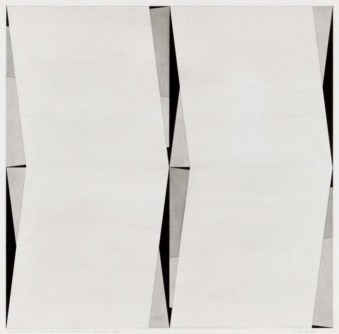 Superimposed Parallelograms: Architectonic Structure