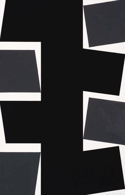 Column, Eight Identical Shapes: Study