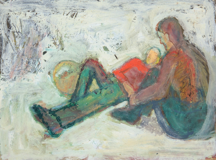 Reclining Figure in Red