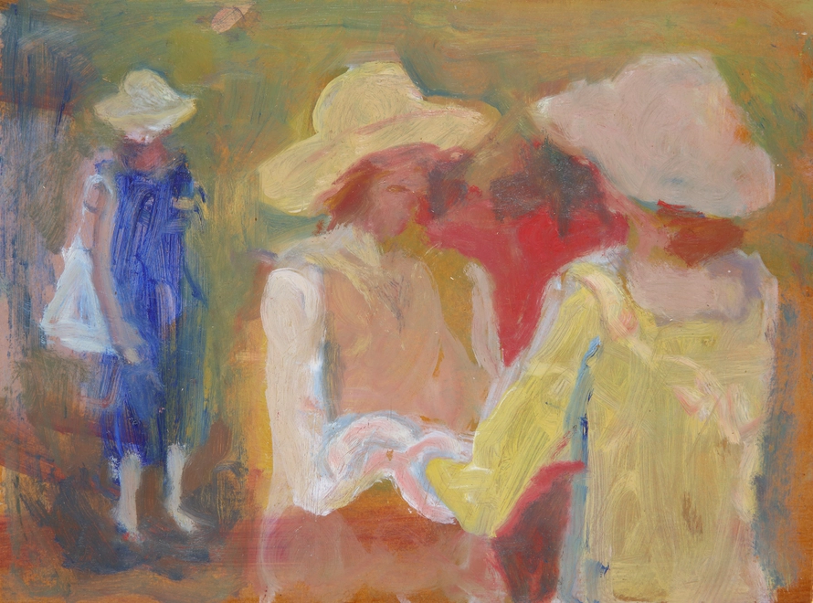 Ladies Holding Hands