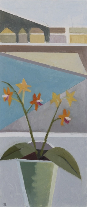 Orchid and View of Mousehole Harbour