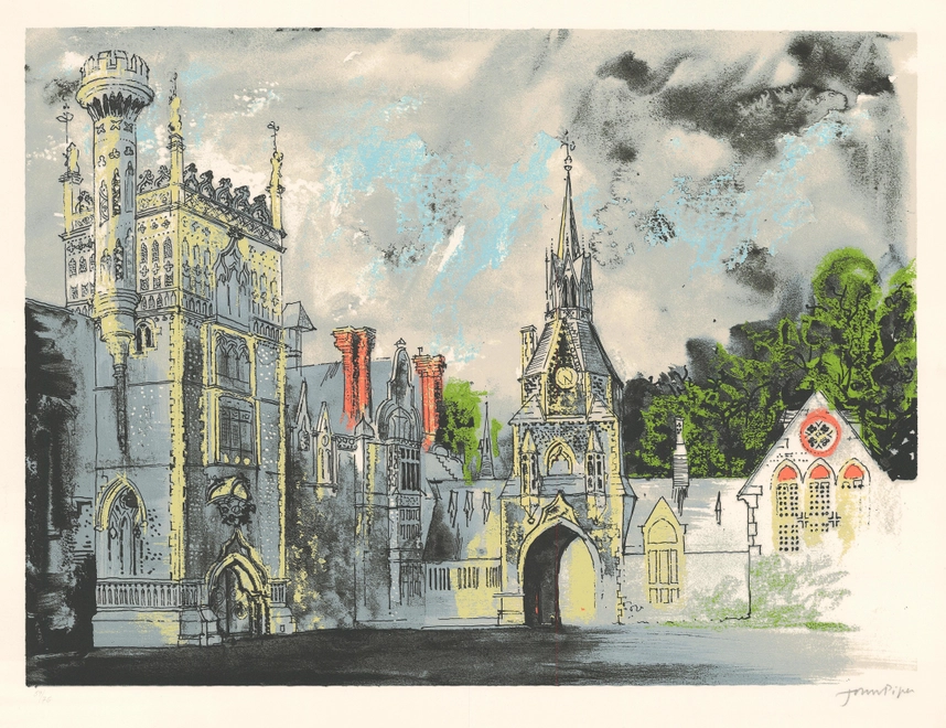 <span class="artist"><strong>John Piper </strong></span>, <span class="title"><em>Shadwell Park </em>, 1977</span>