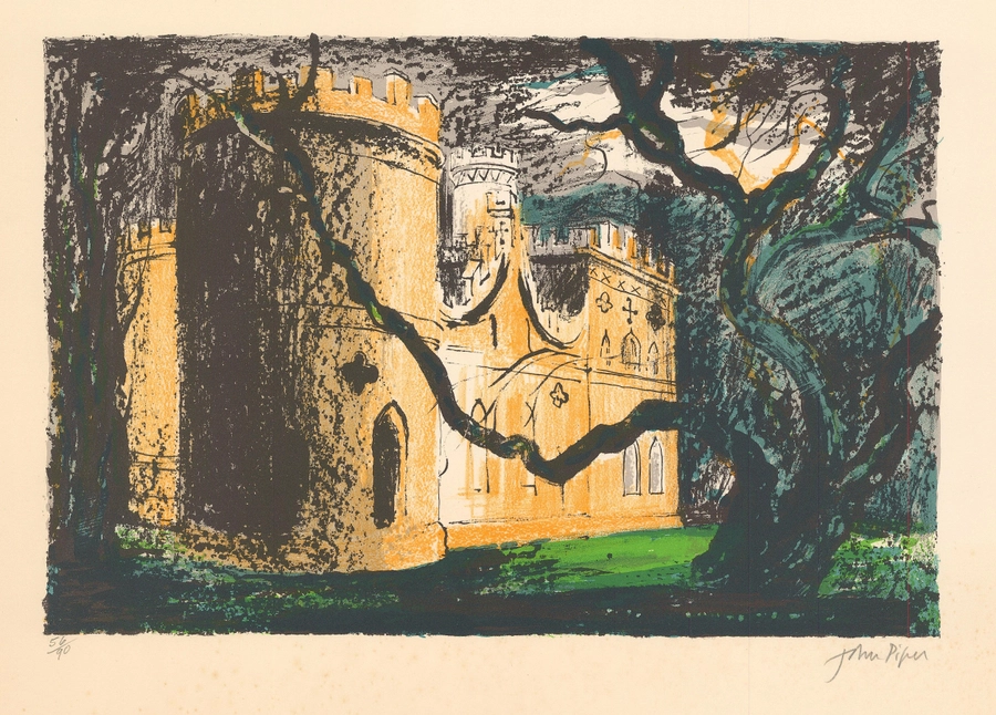 <span class="artist"><strong>John Piper </strong></span>, <span class="title"><em>Clytha Castle </em>, 1976</span>