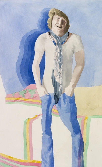 <p><span class="artist"><strong>Patrick Procktor RA</strong></span>, <span class="title"><em>Christopher Gibbs </em>, 1967</span></p>