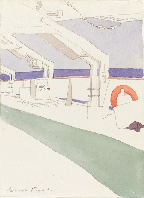 <span class="artist"><strong>Patrick Procktor RA</strong></span>, <span class="title"><em>Lifebelt</em>, 1993</span>