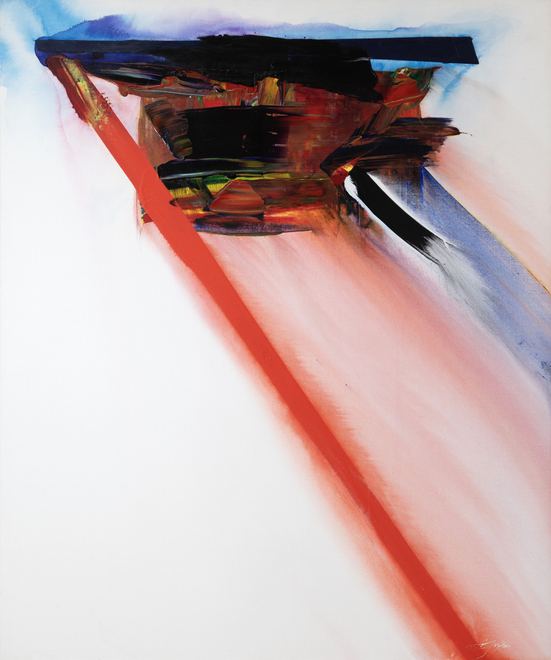 <span class="artist"><strong>Paul Jenkins</strong></span>, <span class="title"><em>Phenomena Orbital Station</em>, 1982</span>