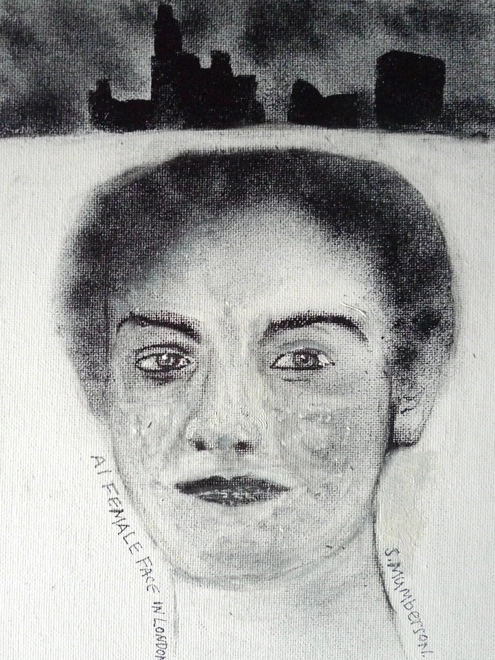 AI Female Face in London
