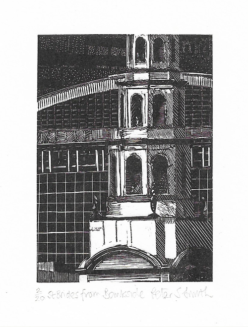 St Brides from Bankside 