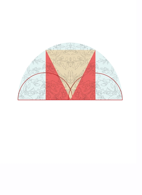 Golden Section Miniature Peacocks