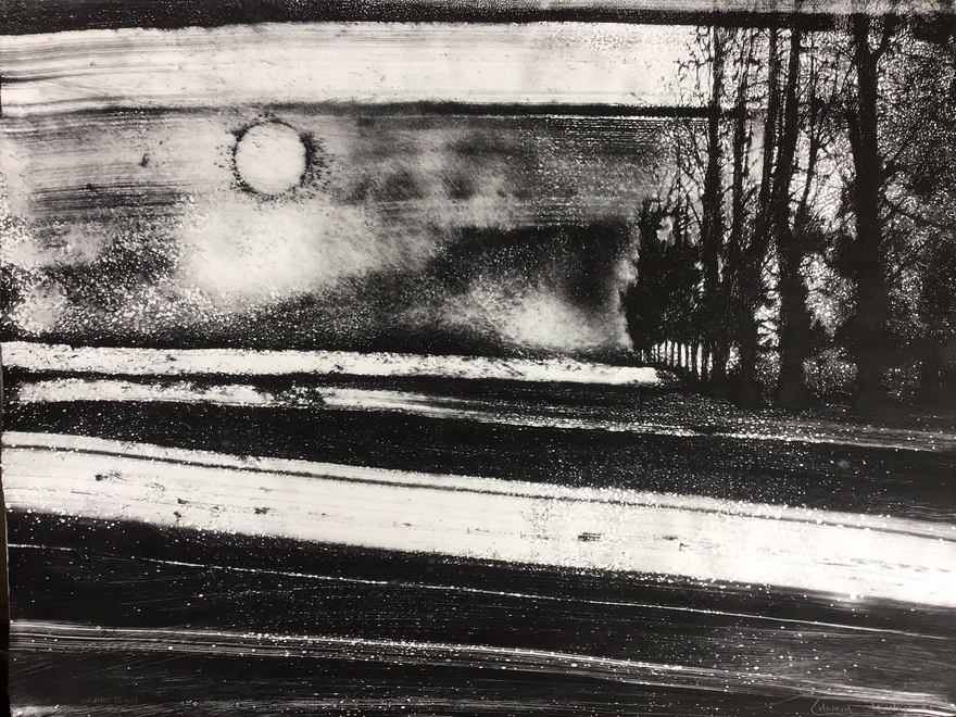 Super Moon 2022, Little Bedwyn, Wiltshire