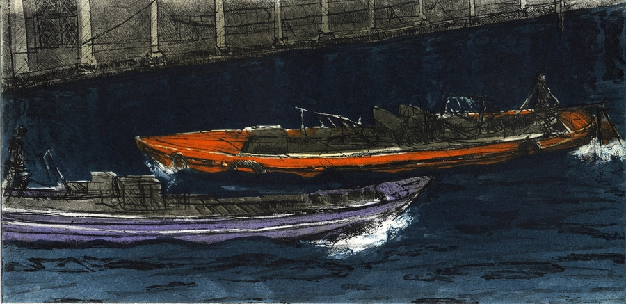 Venice Boats VII (Canal Grande)