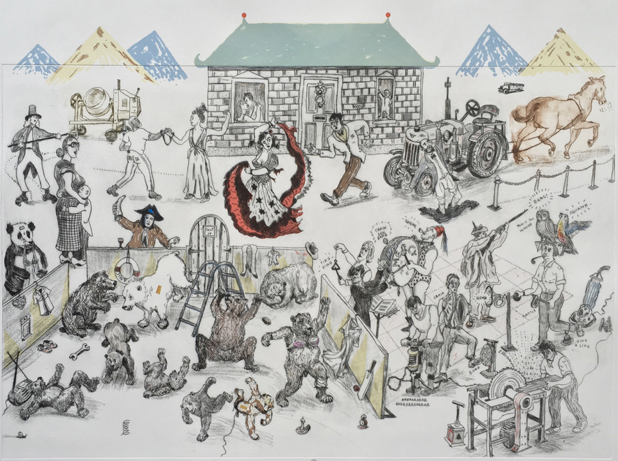 Chris Orr RA Hon RE, A Merry Dance