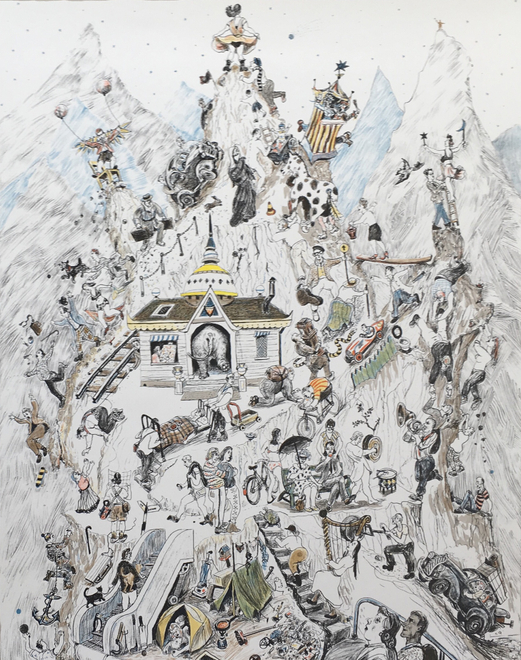 Chris Orr RA Hon RE, Mountaineering