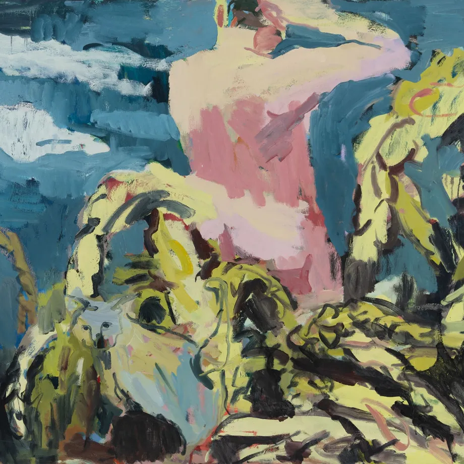 Jennifer Pochinski  View of a Field, 2022  Oil on canvas  48 x 60 inches