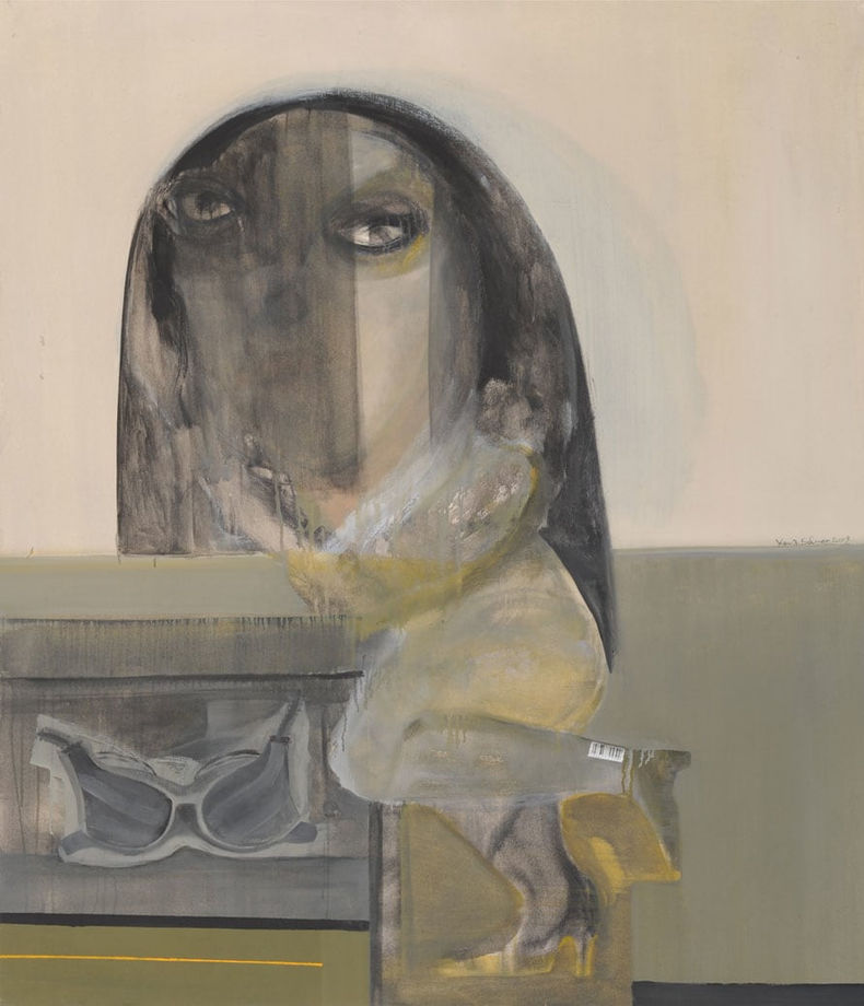 Untitled, 2009 Mixed Media on Canvas 150 x 130 cm