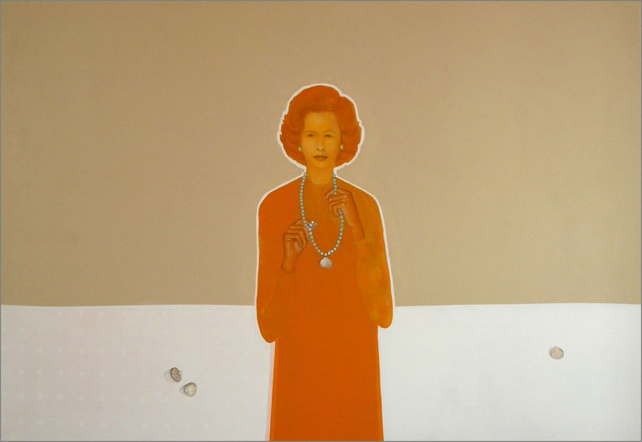 Le Porte Bonheur, 2008 Acrylic on Canvas 130 x 195 cm