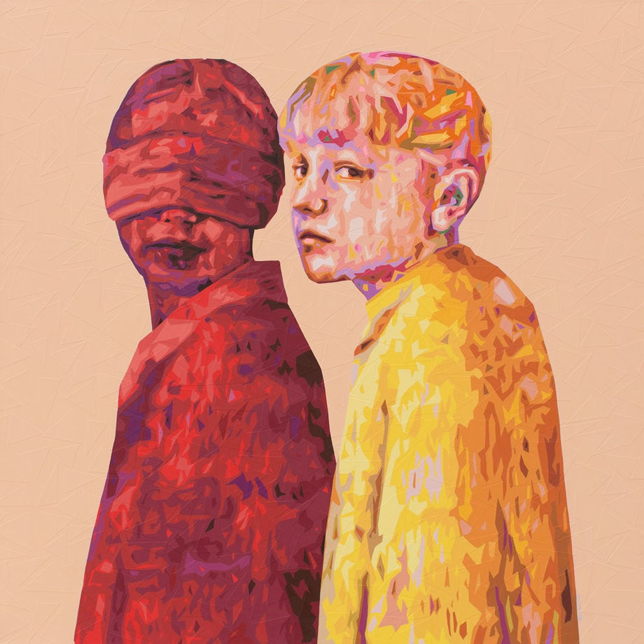 Untitled, 2017 Mixed media on canvas 180 x 180 cm