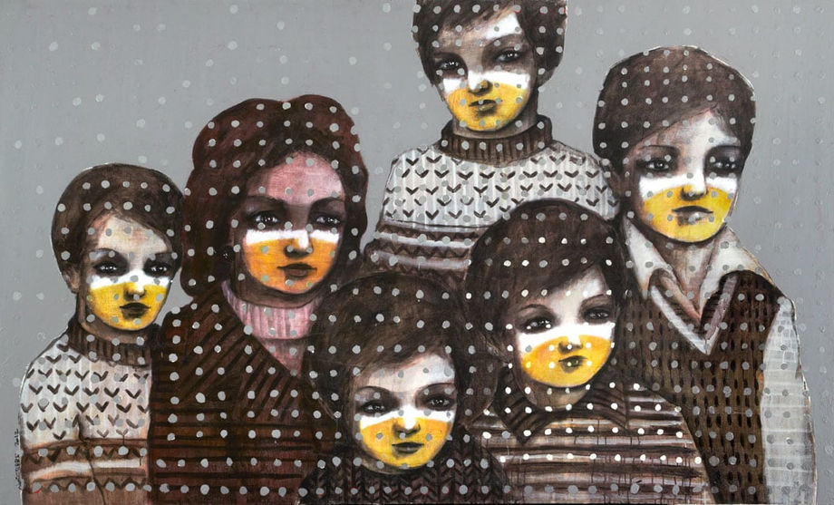 It's No Longer About Me, 2012 Mixed Media on Canvas 150 x 250 cm