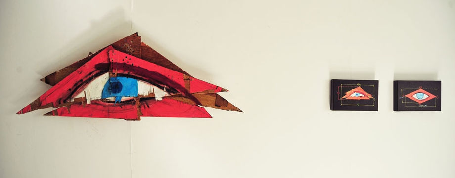 Blue Eye from C.D.R. Series, 2013 123 x 46 cm