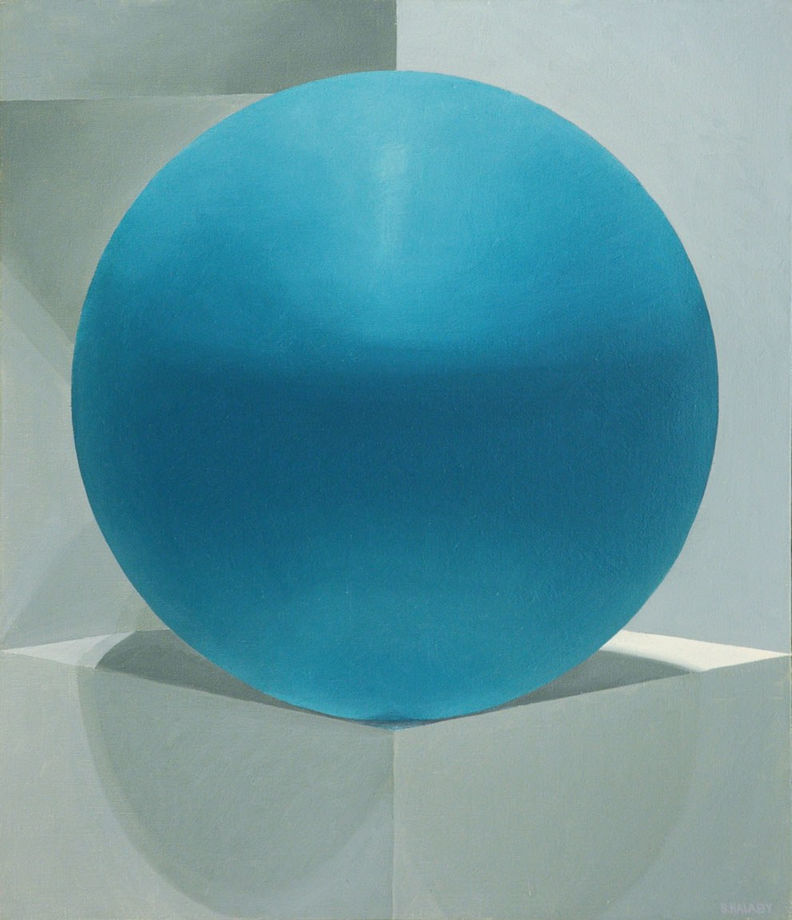 Green Sphere, 1966 Oil on Canvas 66 x 55 cm