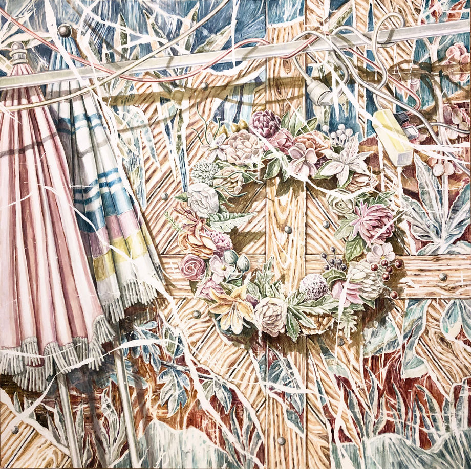 Emilie Picard Feu, 2022 acrylic on canvas 55 x 55 in | 140 x 140 cm