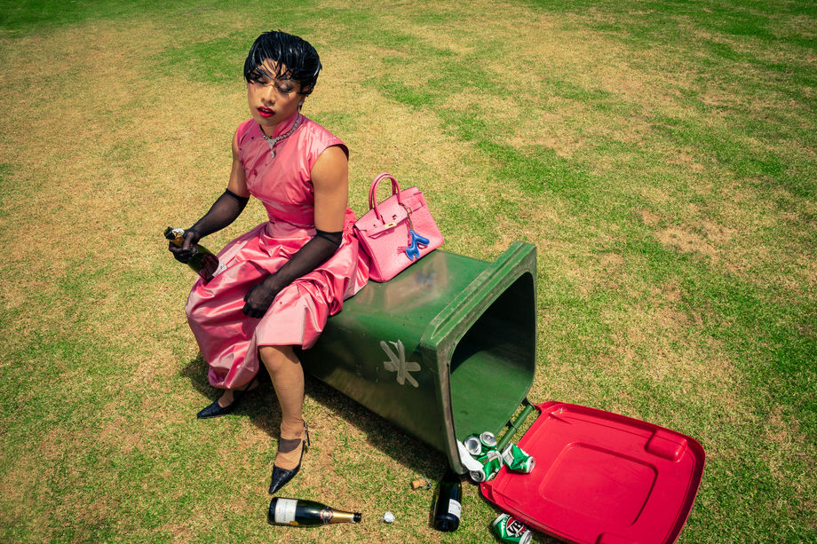 Scotty So Exhausted on the Bin, 2026 Digital photograph 150 x 100 cm edition of 3 + 2 AP $5,500 76 x 51 cm edition of 10 + 2 AP $3,500