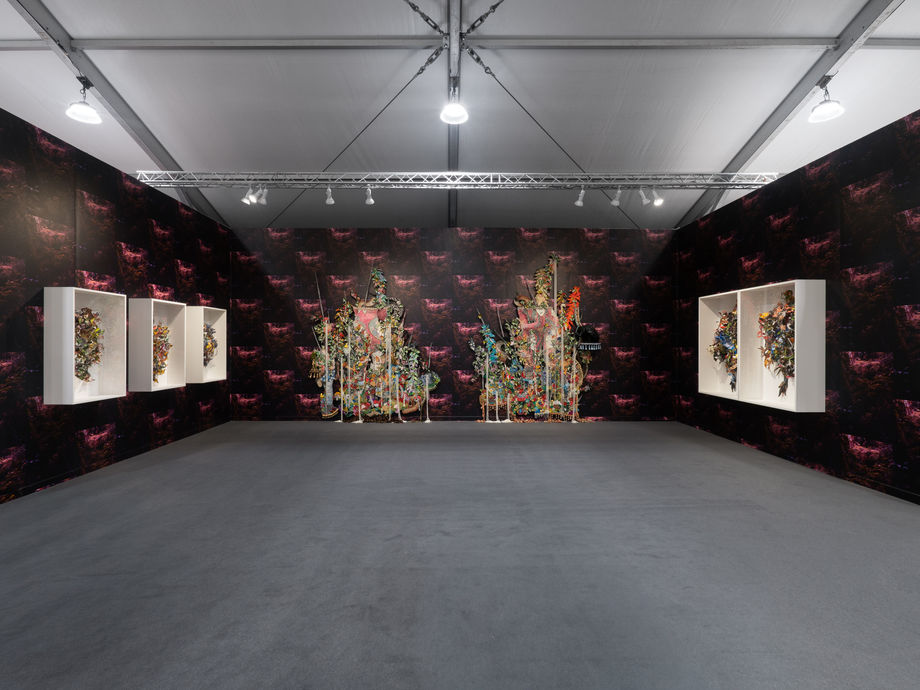 Ebony G. Patterson solo presentation, Photo: Dawn Blackman