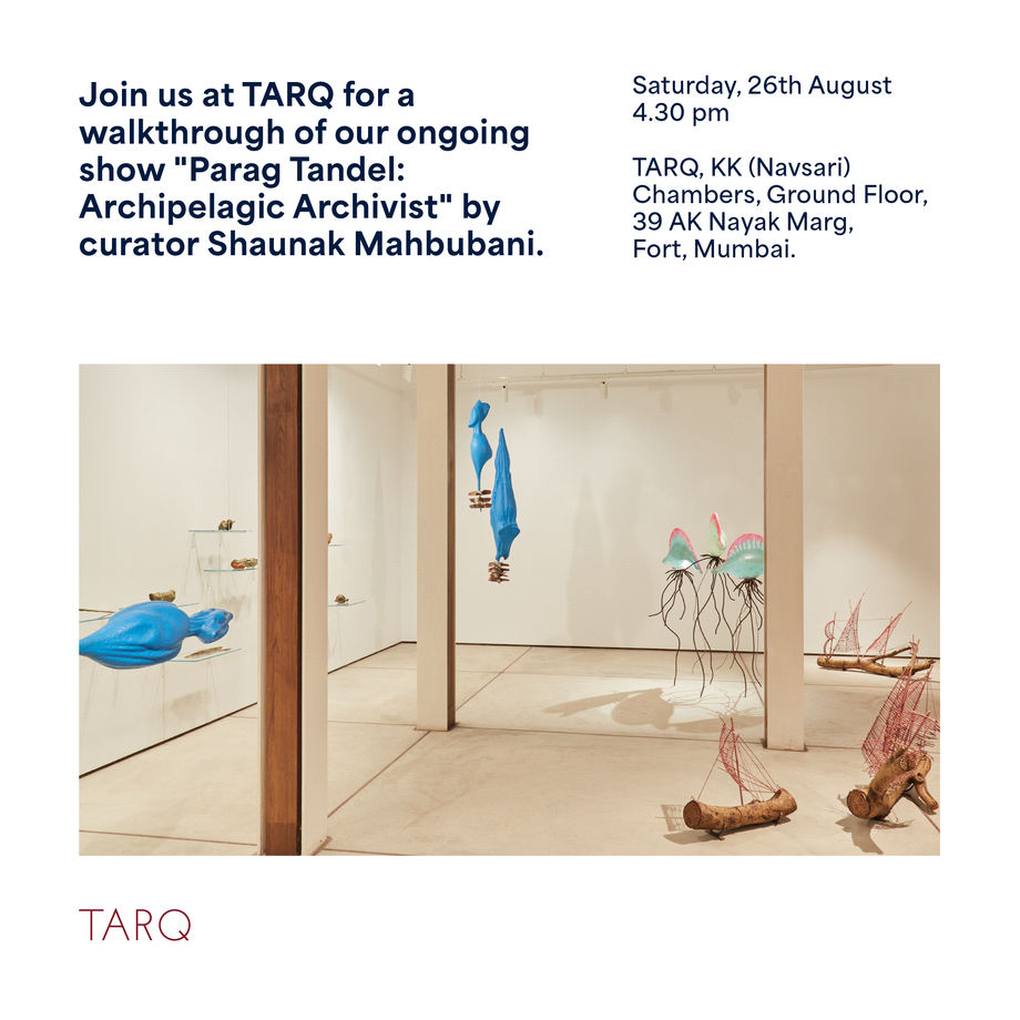 Exhibition walkthrough with artist Parag Tandel and curator Shaunak Mahbubani