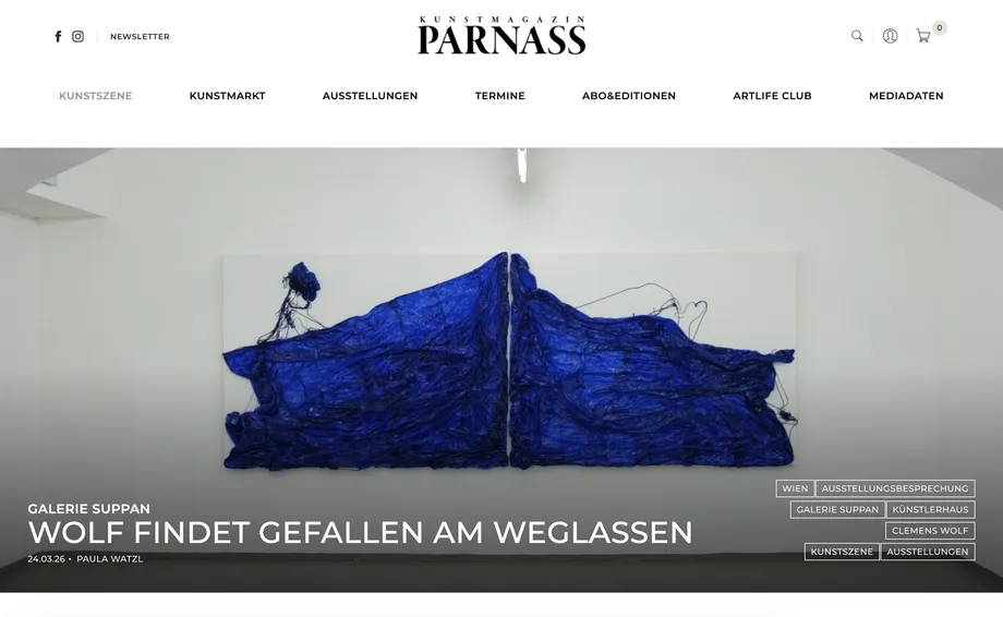 Clemens Wolf at Parnass