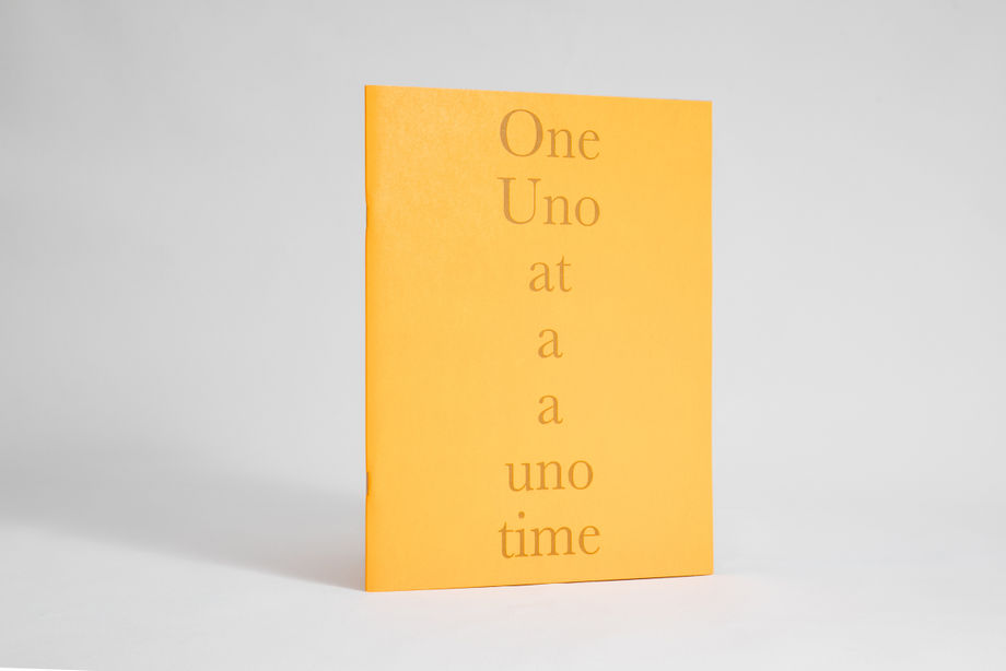 Uno a uno / One at a time, Laura González Cabrera