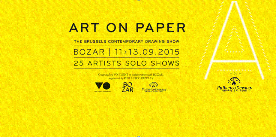 Art On Paper - BOZAR 2015, Brussels, Belgium