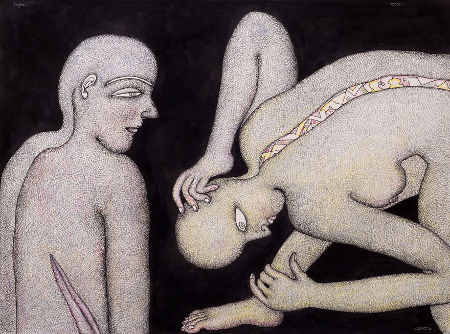 The Genesis, Solo show of Jogen Chowdhury