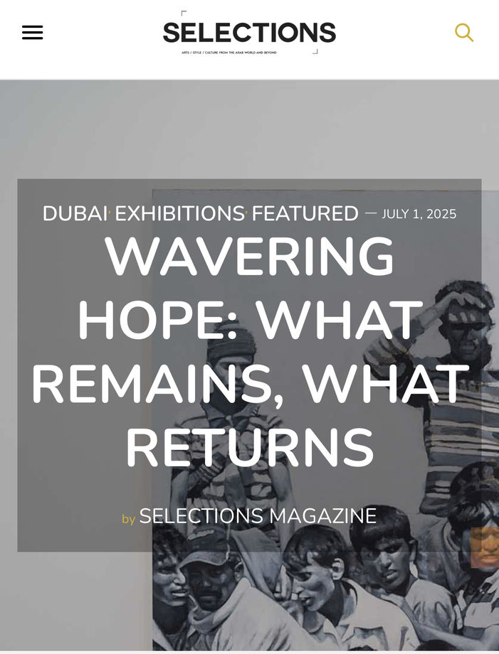 WAVERING HOPE: WHAT REMAINS, WHAT RETURNS