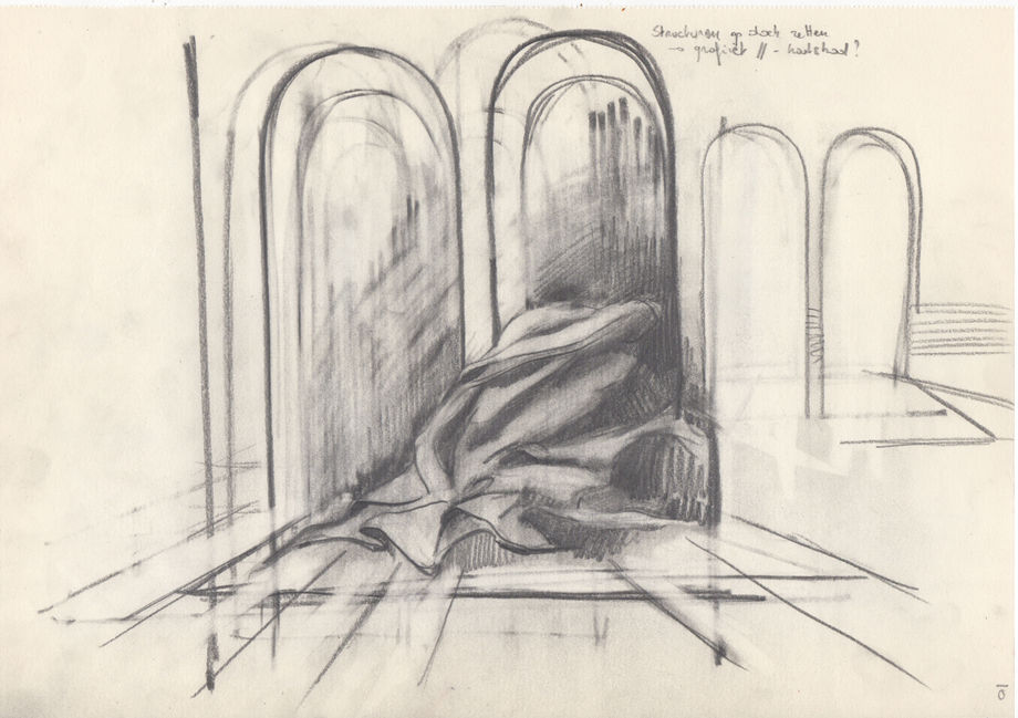 Michaël Aerts, Study for The possibility of the simultaneous, 2024