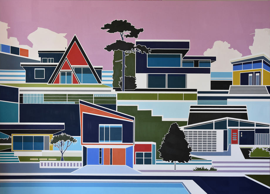 Original painting "Camino" by Lisa Ashinoff