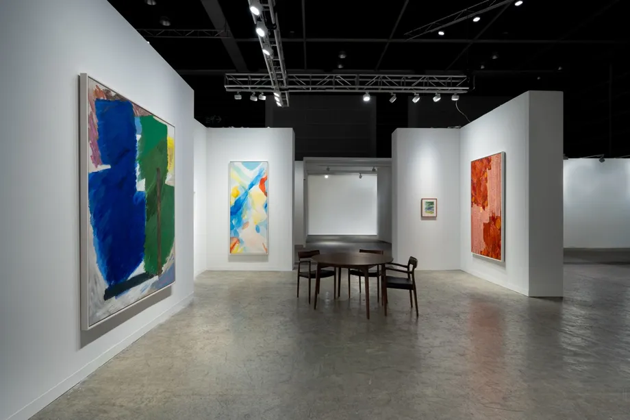 Installation View Berry Campbell Booth at Art Basel Hong Kong