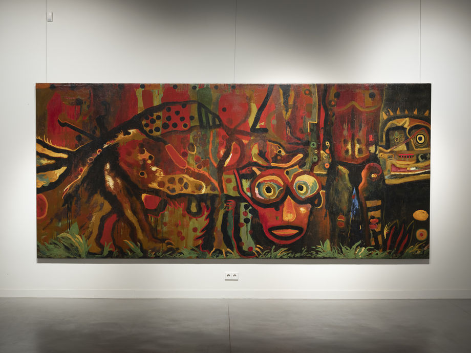 Installation view, Rich Art & Diary Pages, Art Foundation Anagi, Tbilisi, 2025. Photo: Giorgi Shengelia.