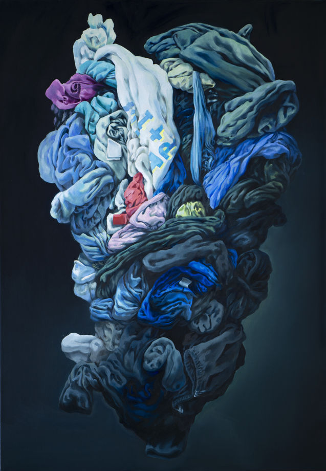 Alina Kunitsyna, SomaticPunk (small), 2021, Oil an canvas, 100 x 70 cm, 39 3/8 x 27 1/2 in