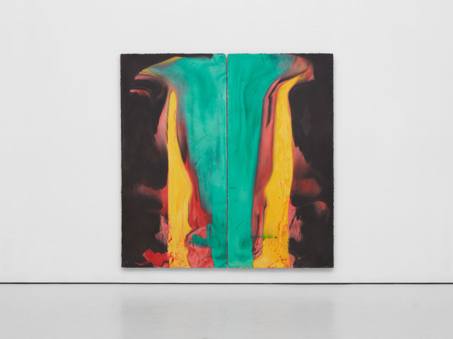 Harminder Judge, Untitled (orchid, chest), 2023, plaster, polymer, pigment, scrim, oil, 200 x 203 x 4 cm, 78 3/4 x 79 7/8 x 1 5/8 in, ((JUDG23005))