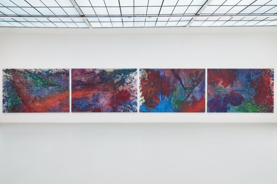 Hermann Nitsch, Schüttbild, 2021