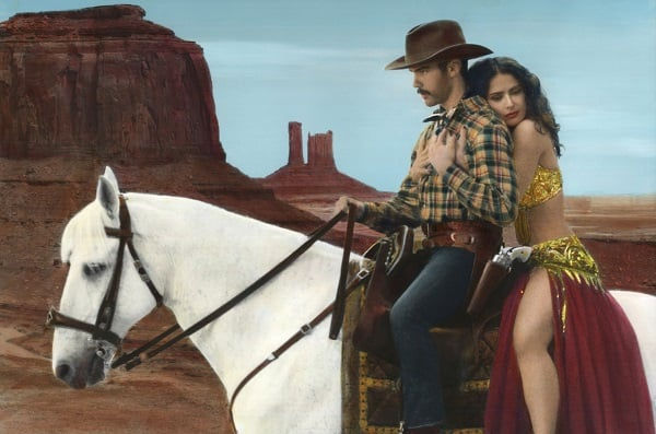 Youssef Nabil, I Saved My Belly Dancer #XXIV (2015). Courtesy of the artist.