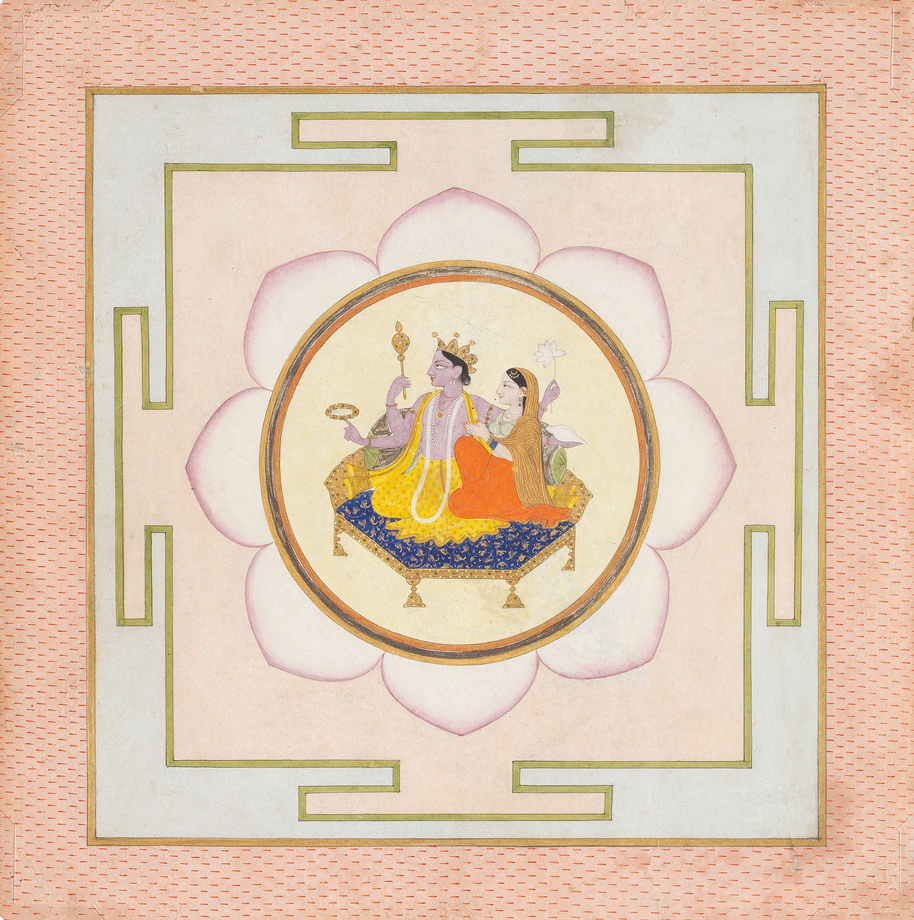 LAKSHMI NARAYANA ENTHRONED