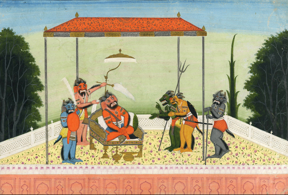 ILLUSTRATION TO THE MARKANDEYA PURANA: THE BEAUTY OF AMBIKA