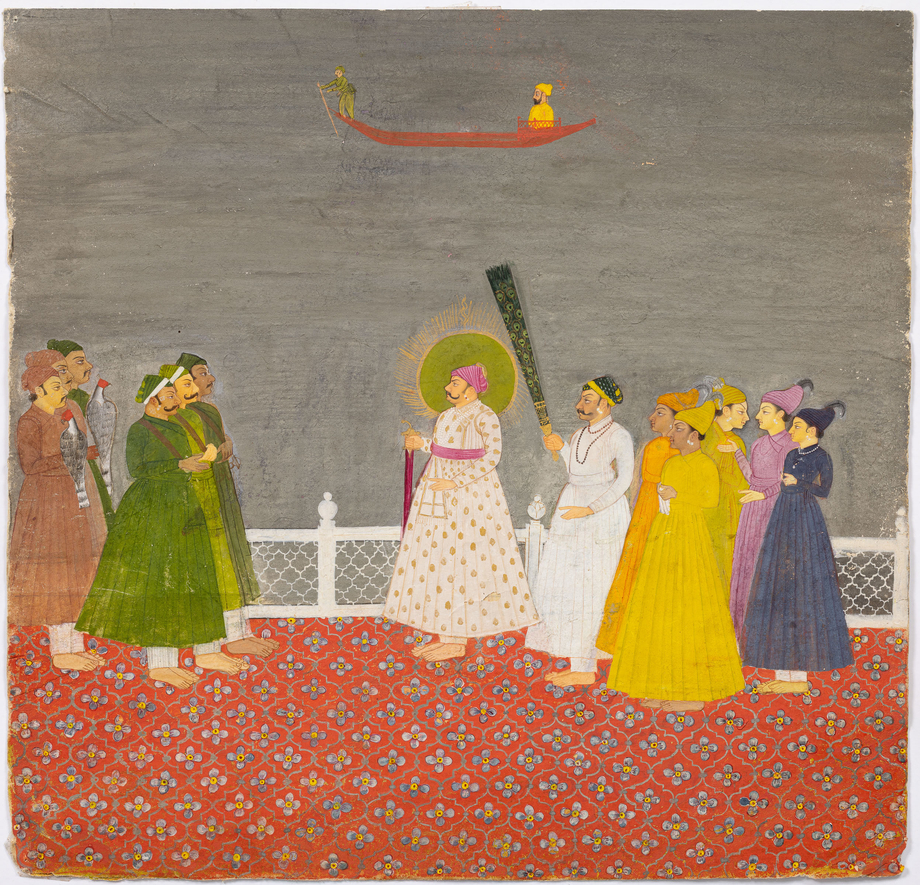 A MAHARAJA VISITS KISHANGARH