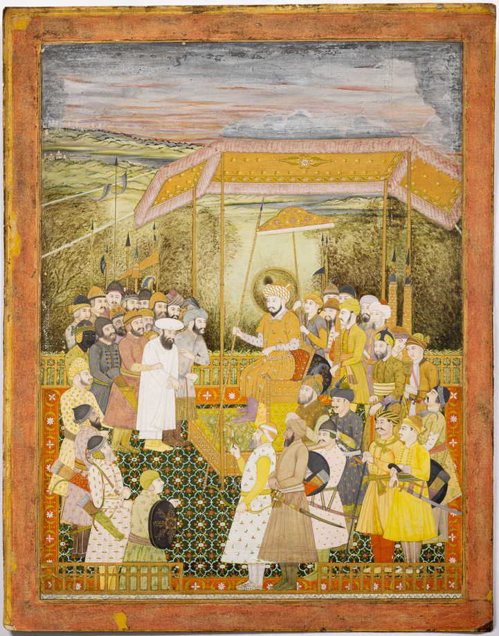 BAJAZAT (BAYEZID) BROUGHT AS A PRISONER BEFORE THE EMPEROR TIMUR