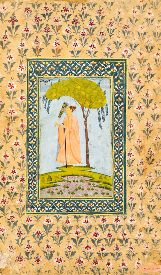 DOUBLE-SIDED MURAQQA&rsquo; FOLIO, Gouache heightened with gold on paper