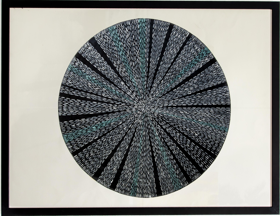 Safdar Ali Qureshi, Untitled, 2024, Gouache on mount paper, 30 x 39 in (76.2 x 99 cm), QSAFD012