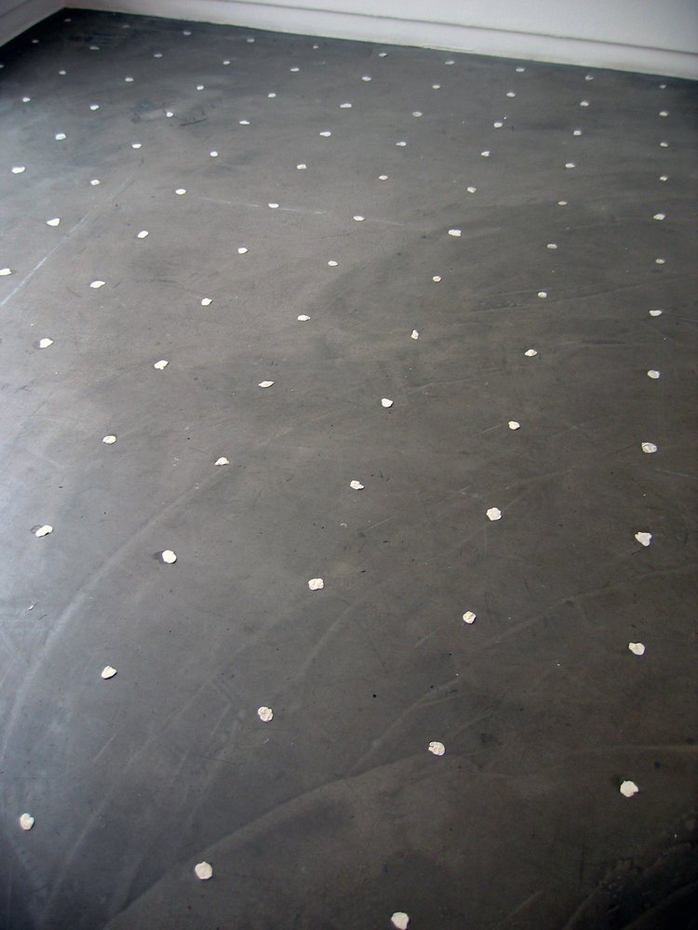 Wilfredo Prieto Smart Gum, 2008 chewing gum, tiled floor measurements variable (AG.WP.08.5149)