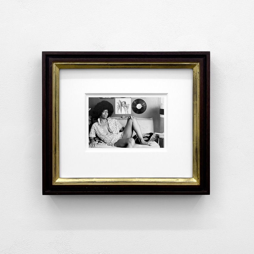 Mickalene Thomas, Remember Me, 2023. Archival pigment print, 11 x 13 inches.